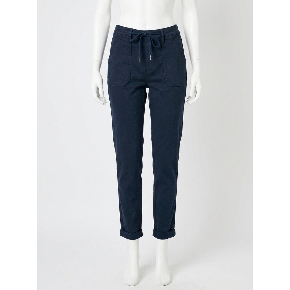 NEW JUDY BLUE on a roll jogger pants in navy